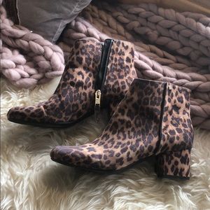 Leopard booties